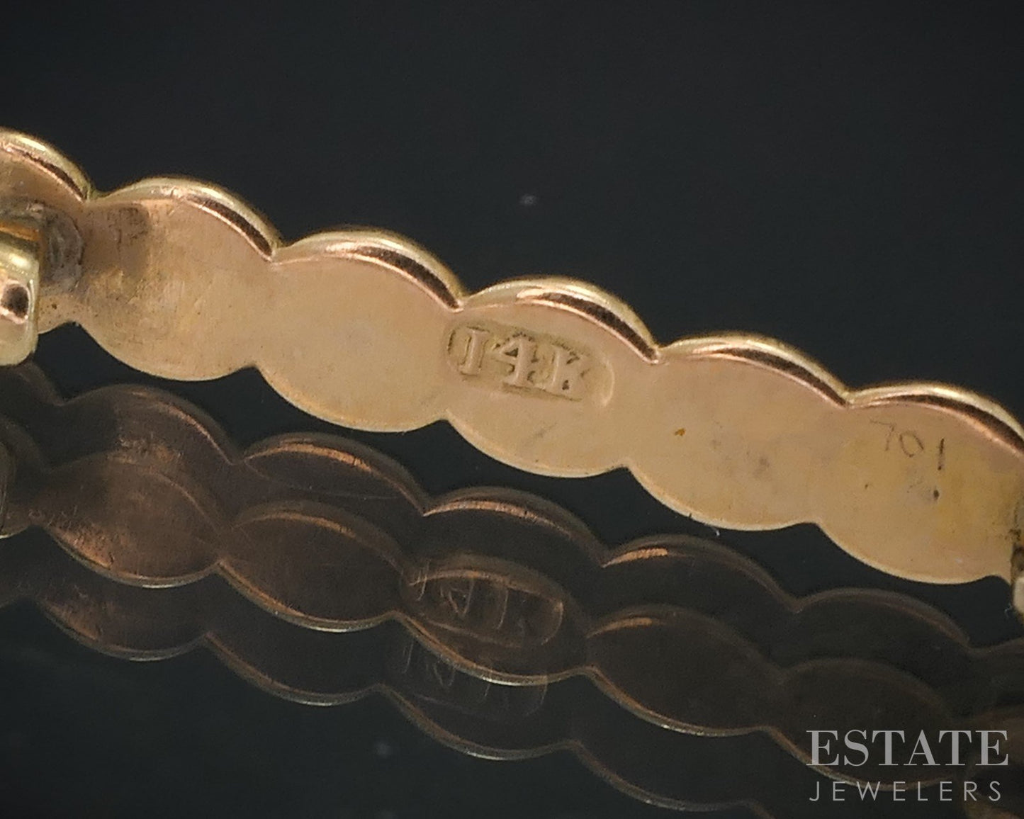 Antique Victorian 14k Yellow Gold Seed Pearl Lingerie Bar Pin Brooch 2.4g i19095