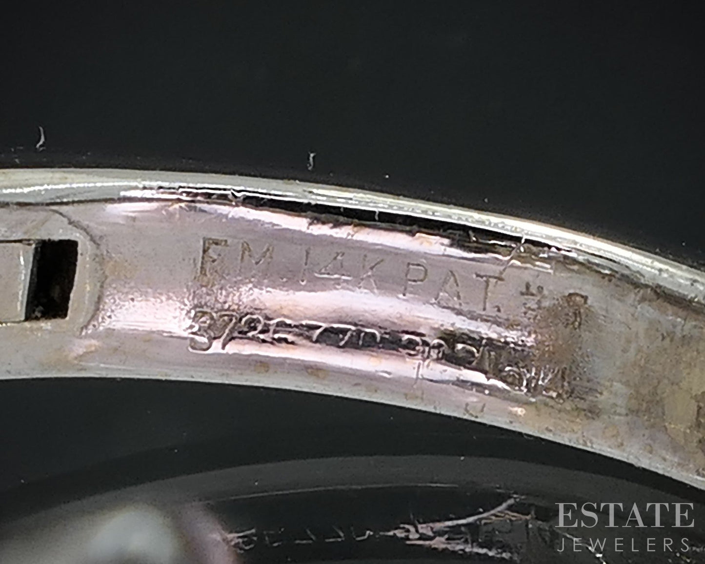 Vintage 14k White Gold Natural 1.50ctw Diamond Two Row Ladies Band 7.2g i19079