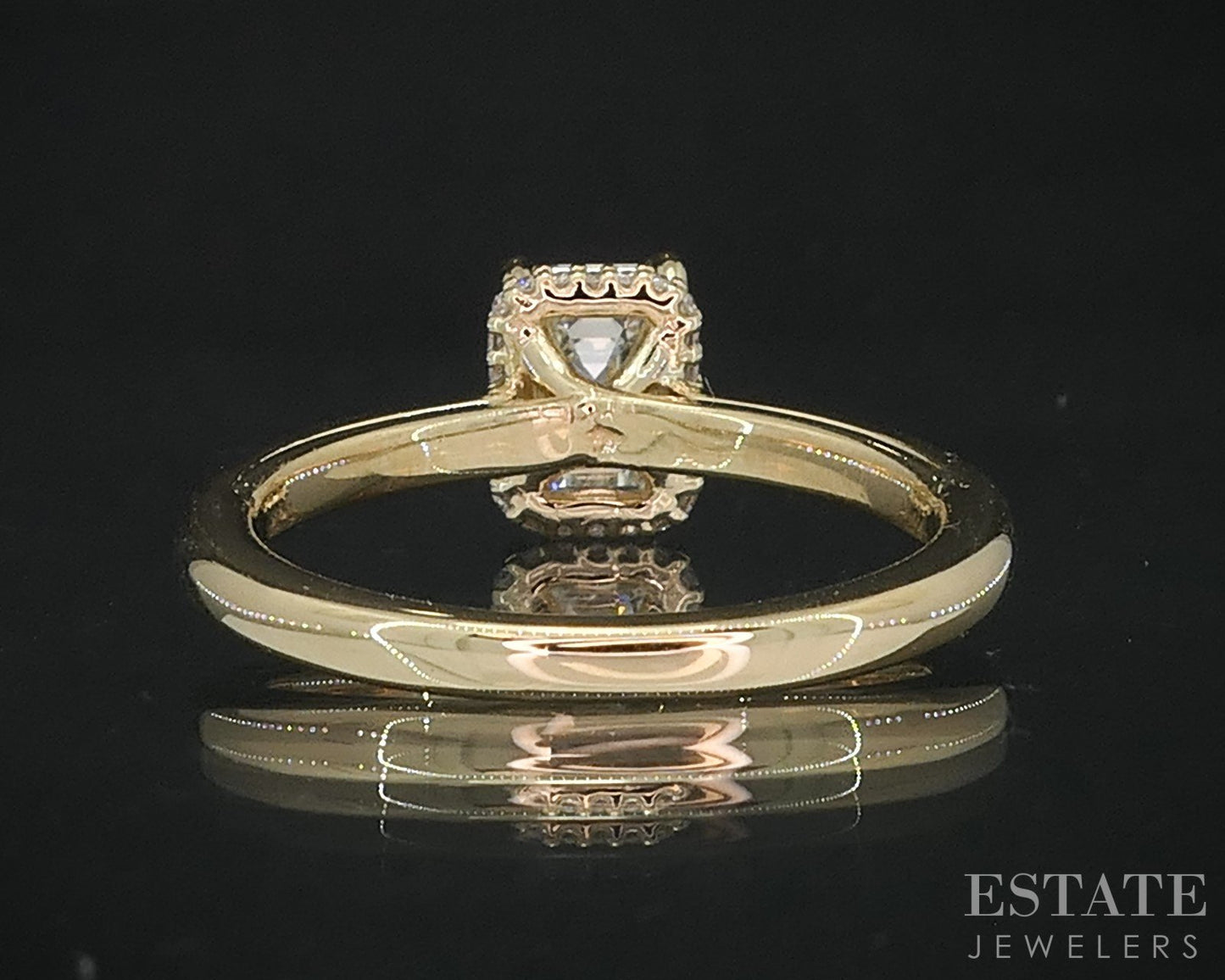 14k Yellow Gold GIA Emerald Natural 1.02ct Diamond Solitaire Ring 3.6g i19097