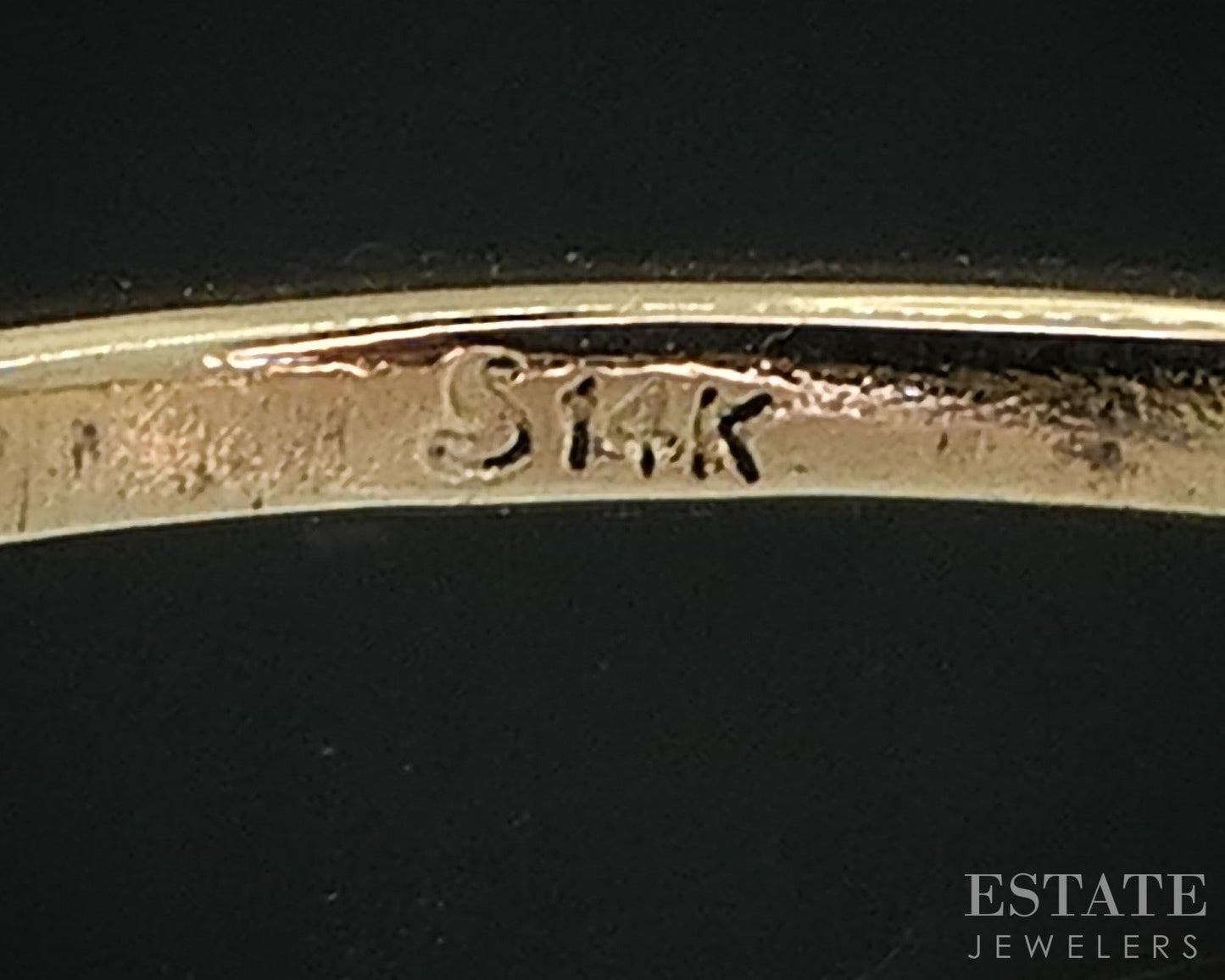 14k Yellow Gold Round Natural 1ct Diamond Solitaire Bezel Engagement Ring i19098