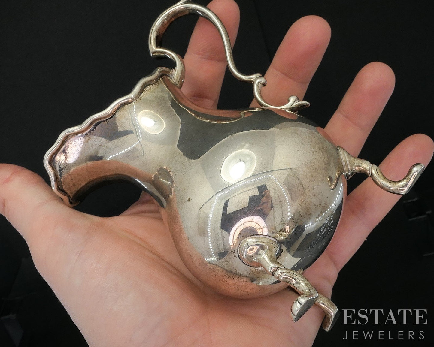 Sterling Tiffany & Co. Makers 4331 1876 Footed Tea Coffee Creamer 119g i19218