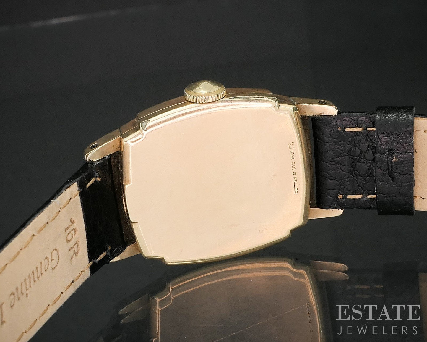 Antique Hamilton Gold Filled Cal. 987-E Art Deco Dial Mens Watch i19231