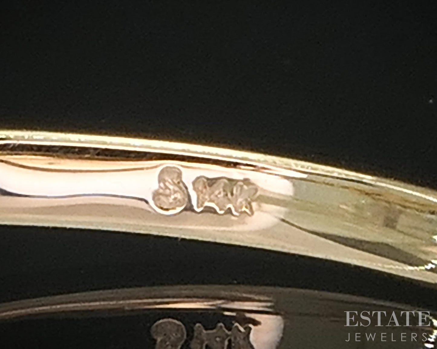 14k Yellow Gold LEO Princess Natural .97ct Diamond Halo Engagement Ring p83770