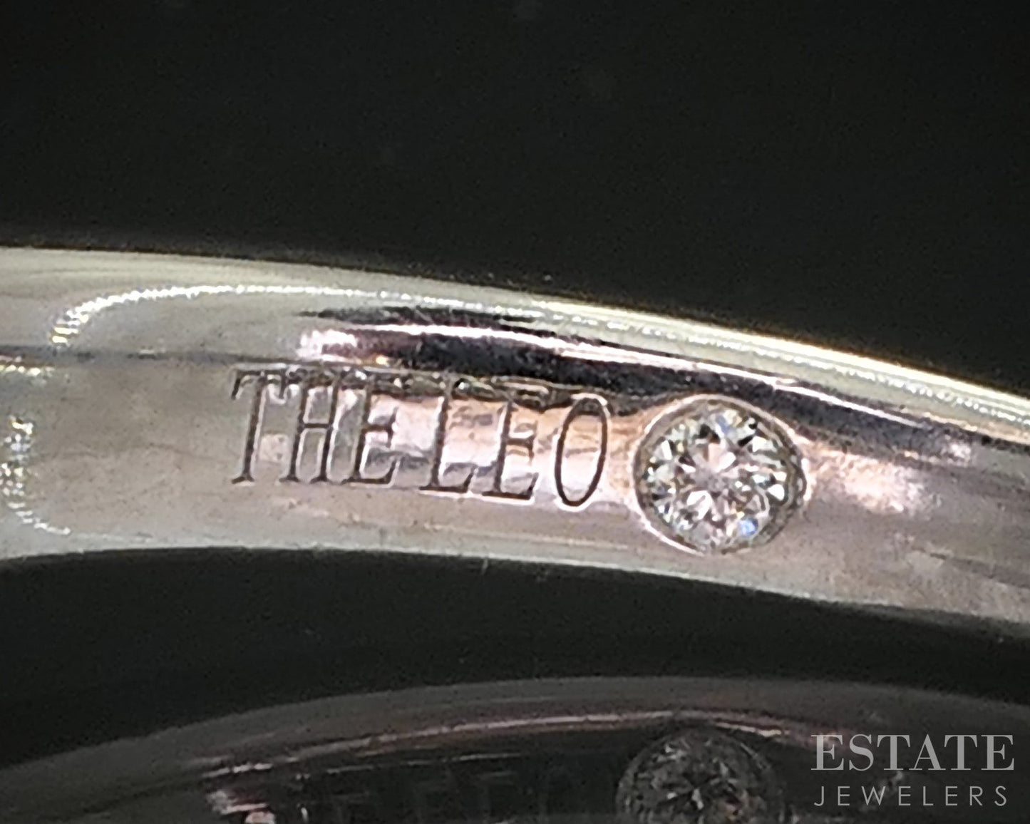 14k White Gold Princess LEO Natural 1.82ctw Diamond Wedding Set 9.8g i19415
