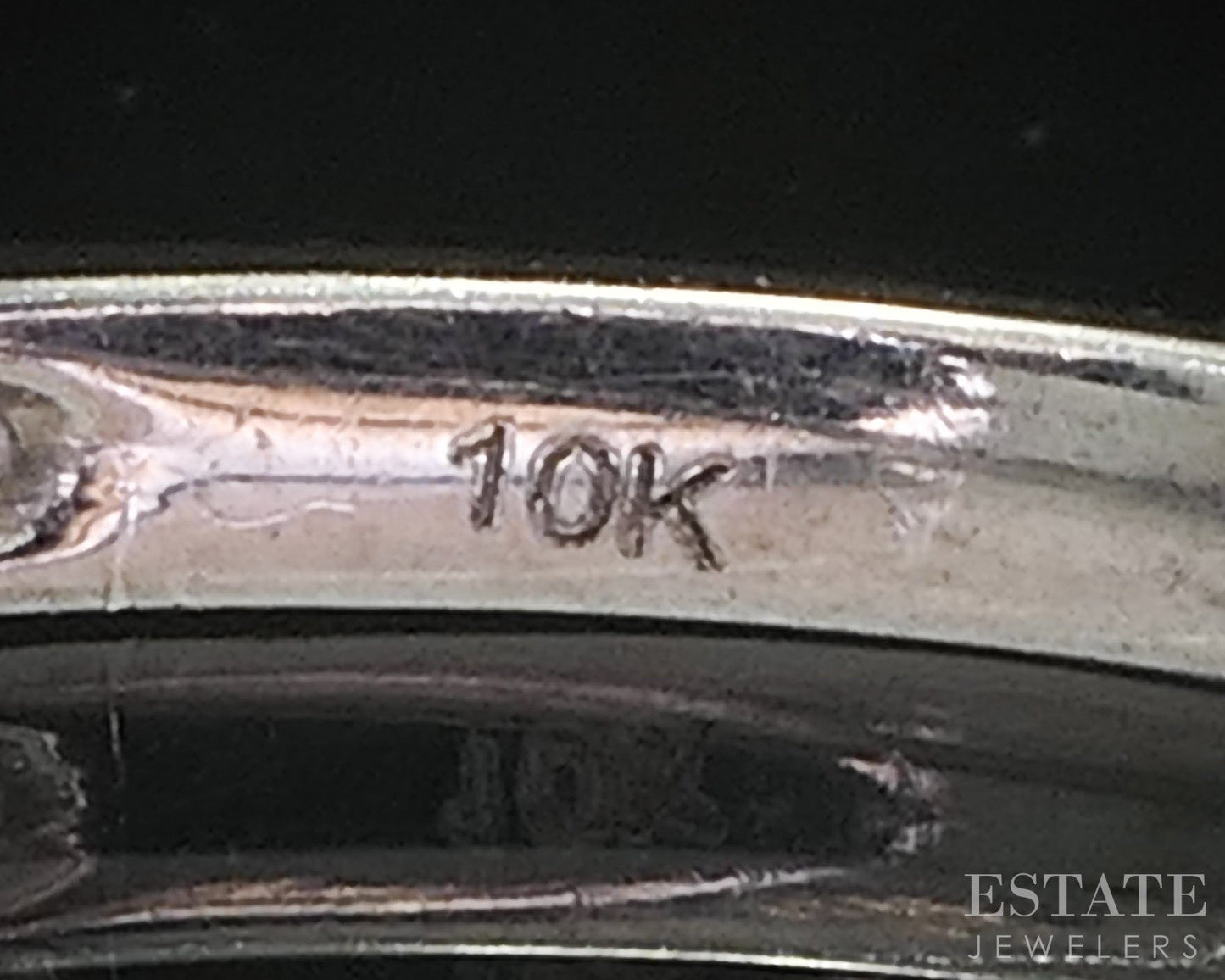 10k White Gold Natural .20ctw Diamond Ladies Wedding Band 1.4g i19589b