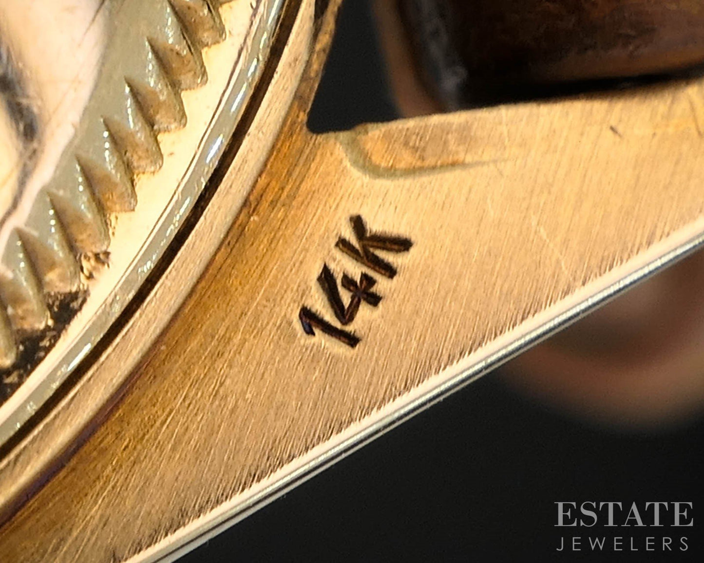 1979 Rolex Oyster Perpetual Date 14k Yellow Gold 1500 Mens Watch i19621