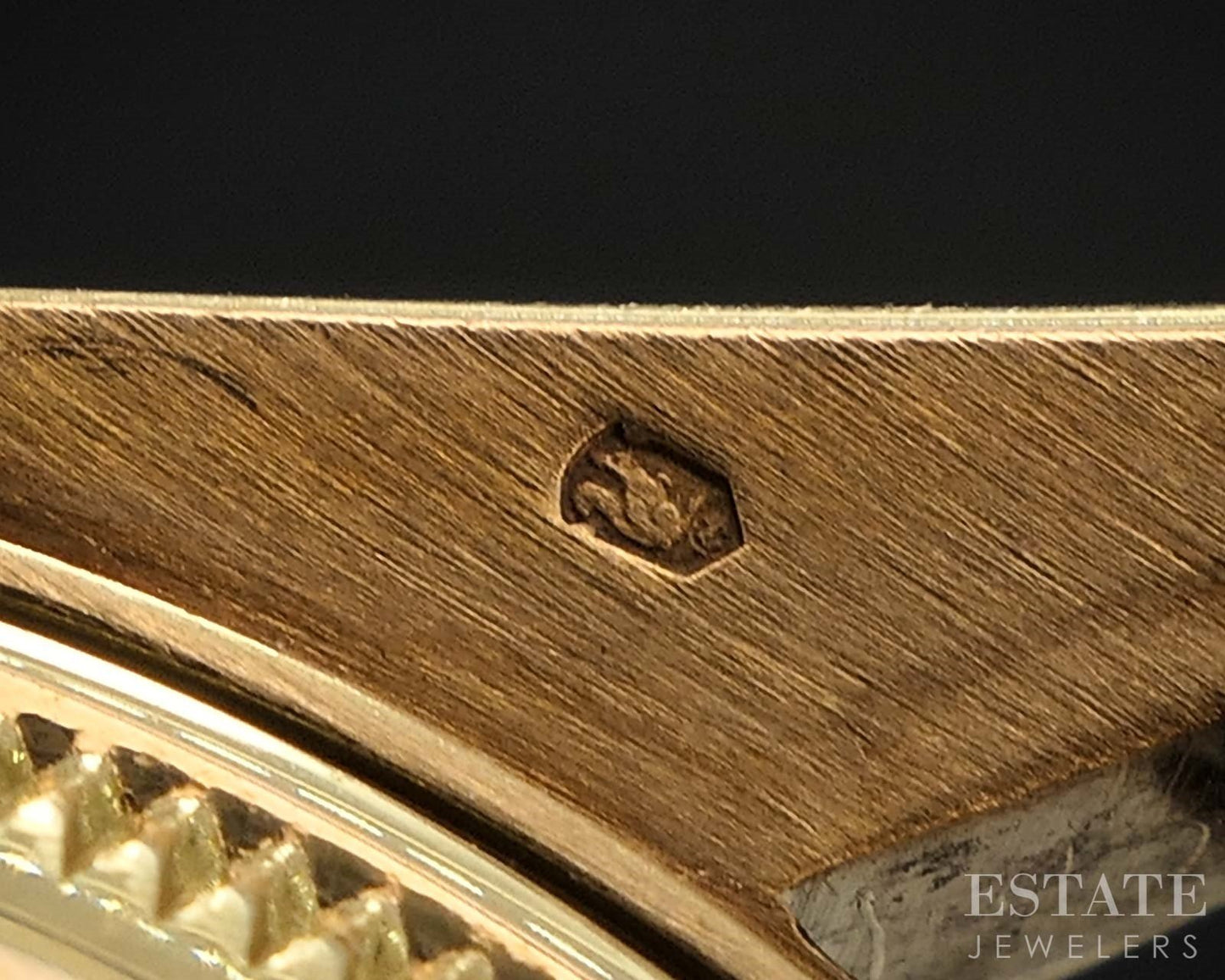 1979 Rolex Oyster Perpetual Date 14k Yellow Gold 1500 Mens Watch i19621