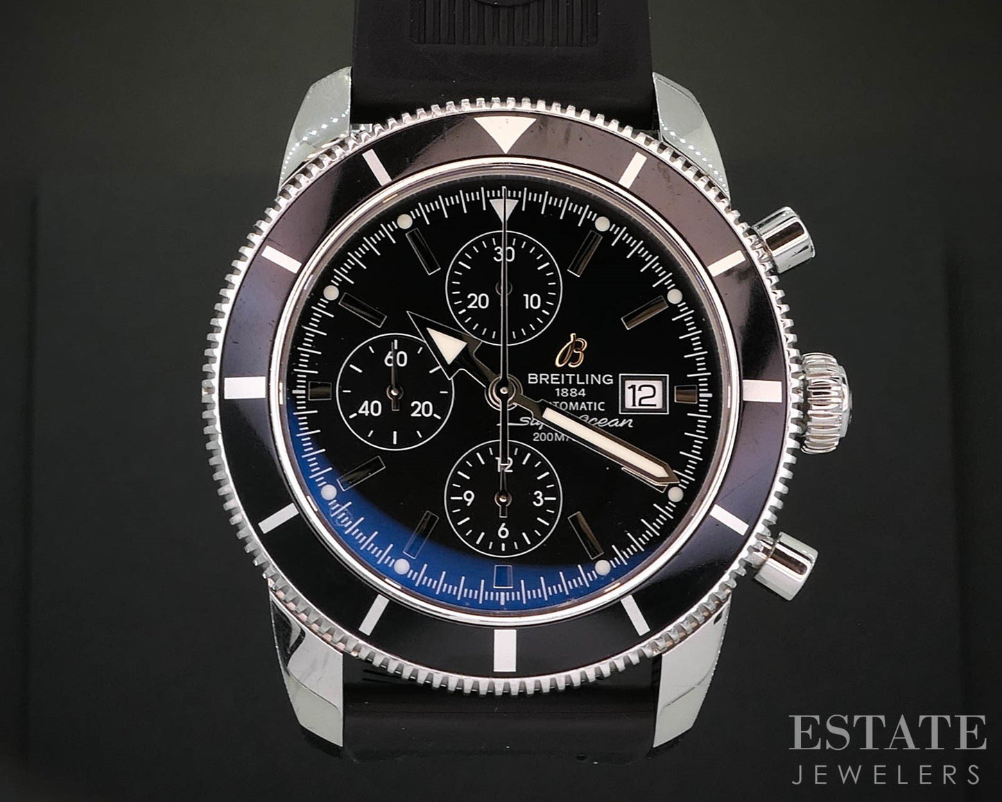 Breitling Superocean Heritage A13320 Black Stainless Mens Watch i19290