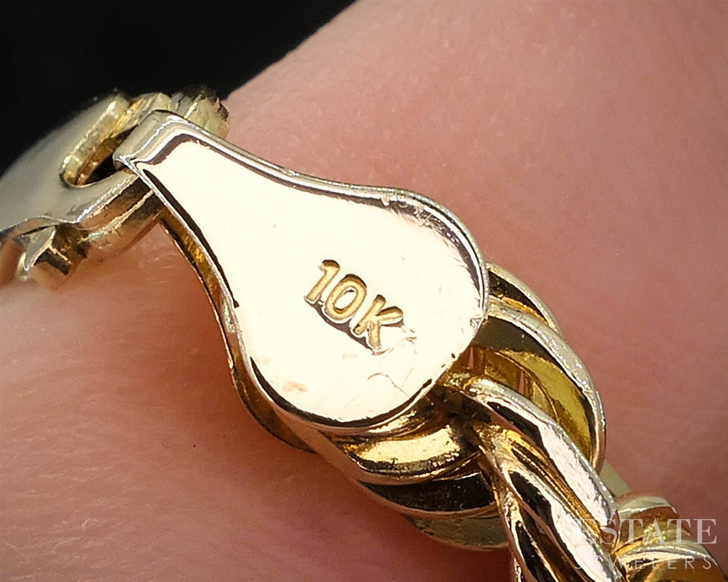 10k Yellow Gold 5.7mm Diamond Cut Rope Chain Link Mens Necklace 53g 24"L i19809b