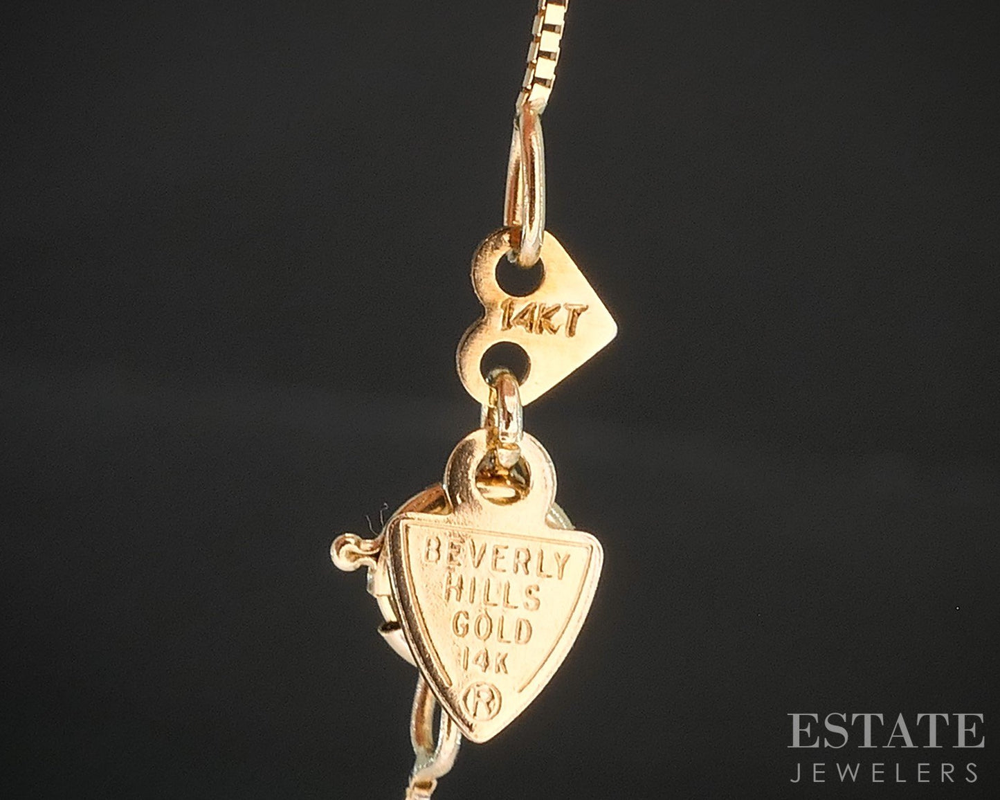 14k Yellow Gold Natural .10ctw Diamond Cross Ladies Necklace 2.1g 18"L i19914b