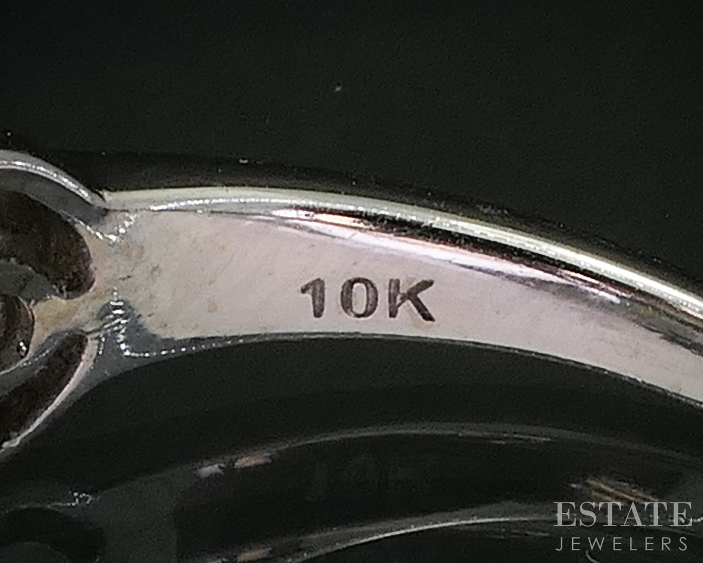 10k White Gold Natural .80ctw Diamond Multi Cut Ladies Band Ring 4.3g i19918