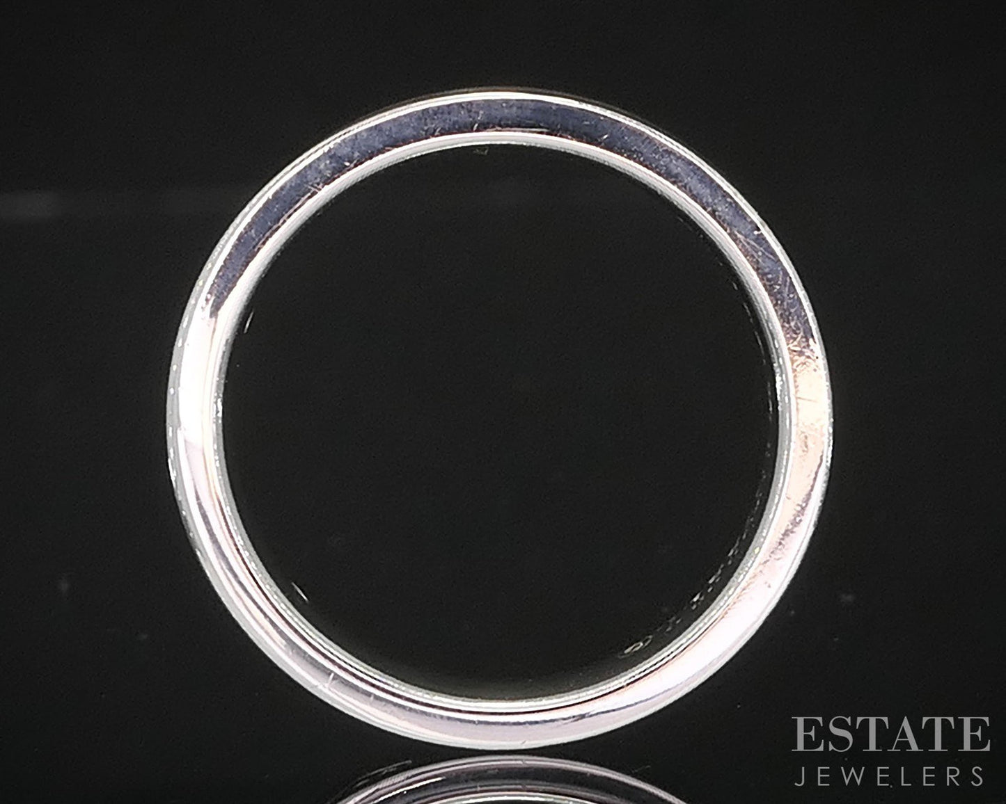 Sterling Silver Tiffany & Co. 1837 Collection Blue Sapphire Band Ring 3g i19935