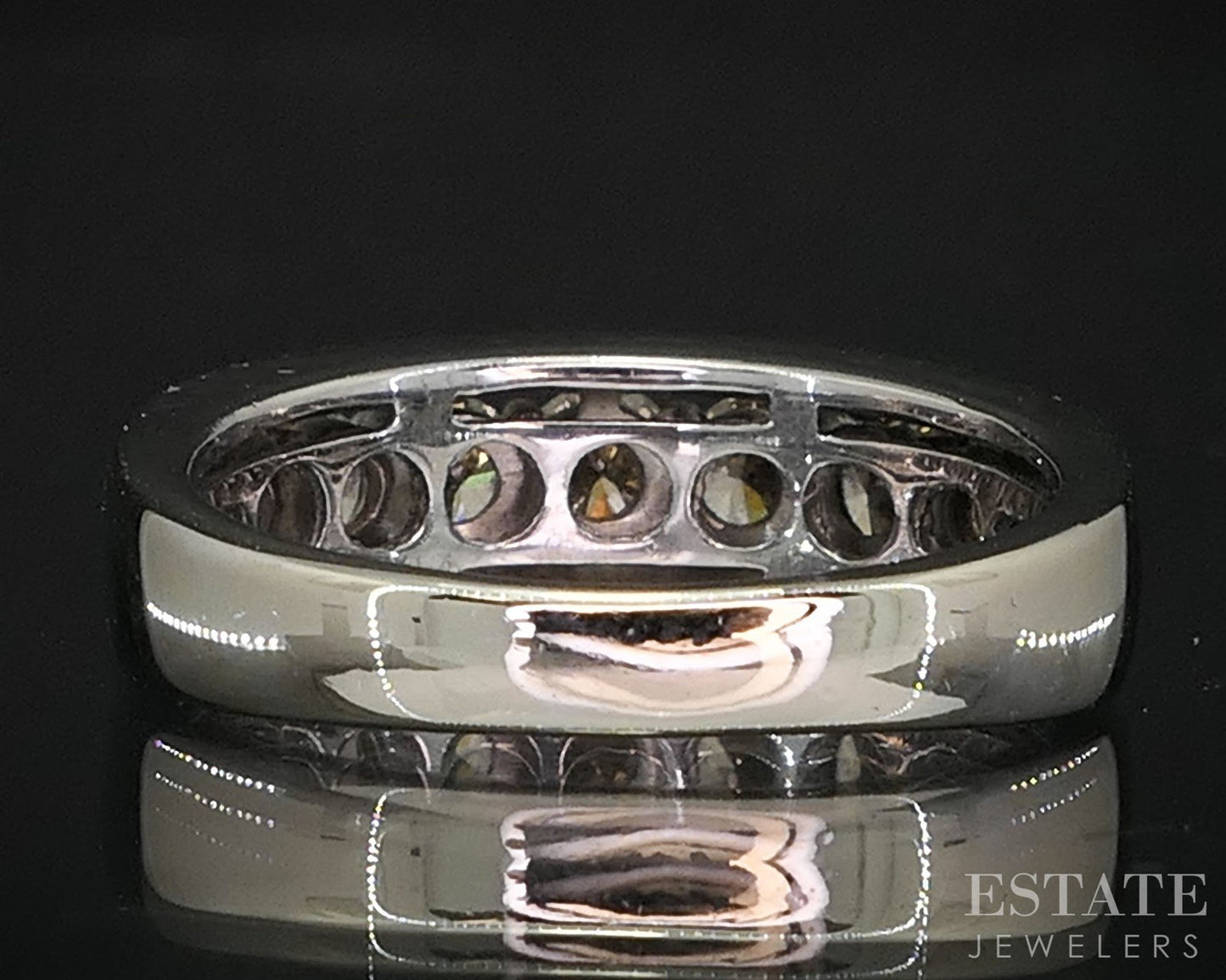 14k Vanilla Gold LeVian Natural .80ctw Chocolate & Vanilla Diamond Ring i19922