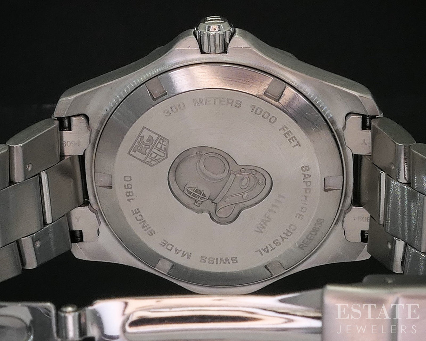 Tag Heuer Aquaracer Date WAF1111 White Dial Stainless Mens Watch i20003