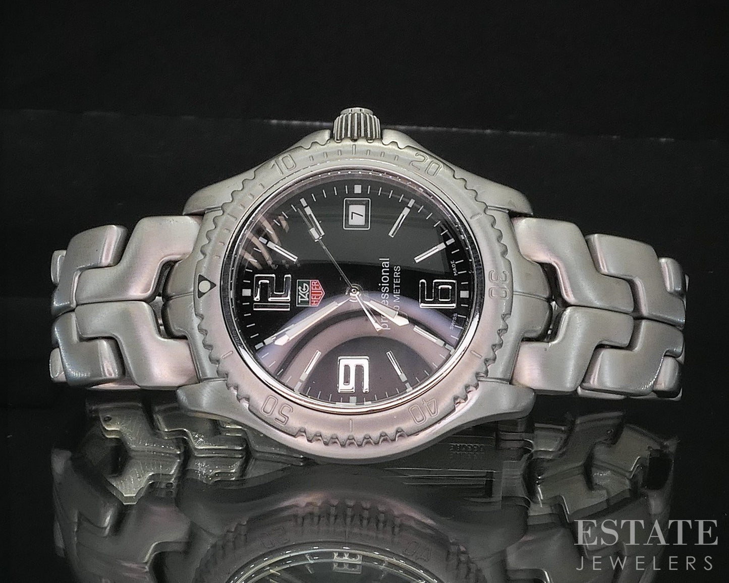 Vintage Tag Heuer Professional Link WT1110 Bracelet Mens Watch i20002
