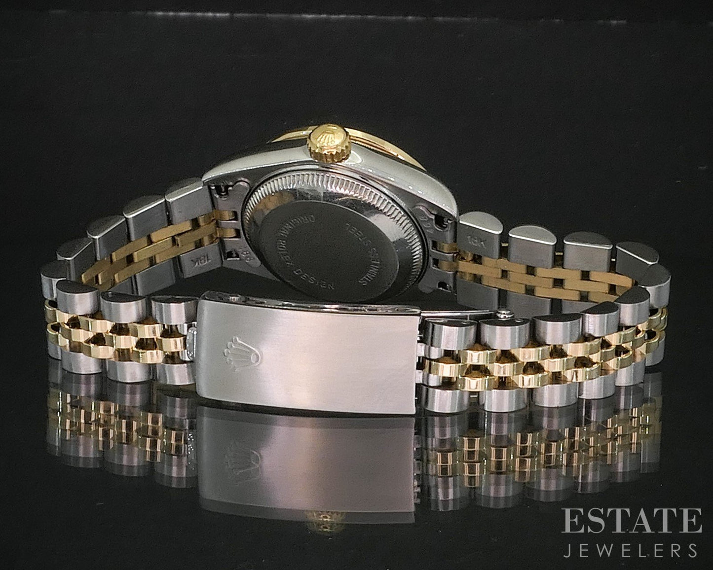 1995 Rolex Datejust 69173 Two Tone Ruby Diamond 26mm Ladies Watch i20005