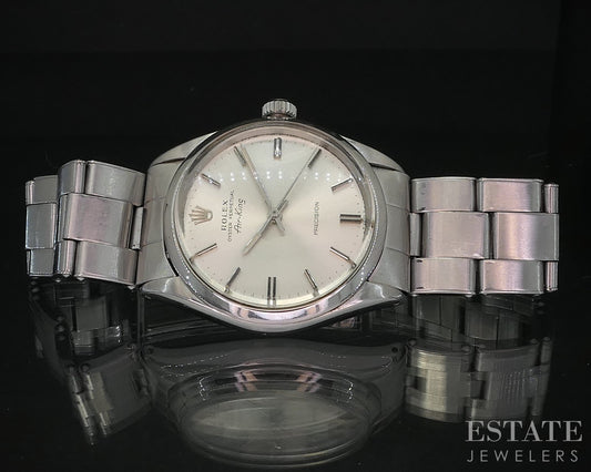 1969 Rolex Air-King 5500 Rolex Rivet Bracelet Mens Watch i20027