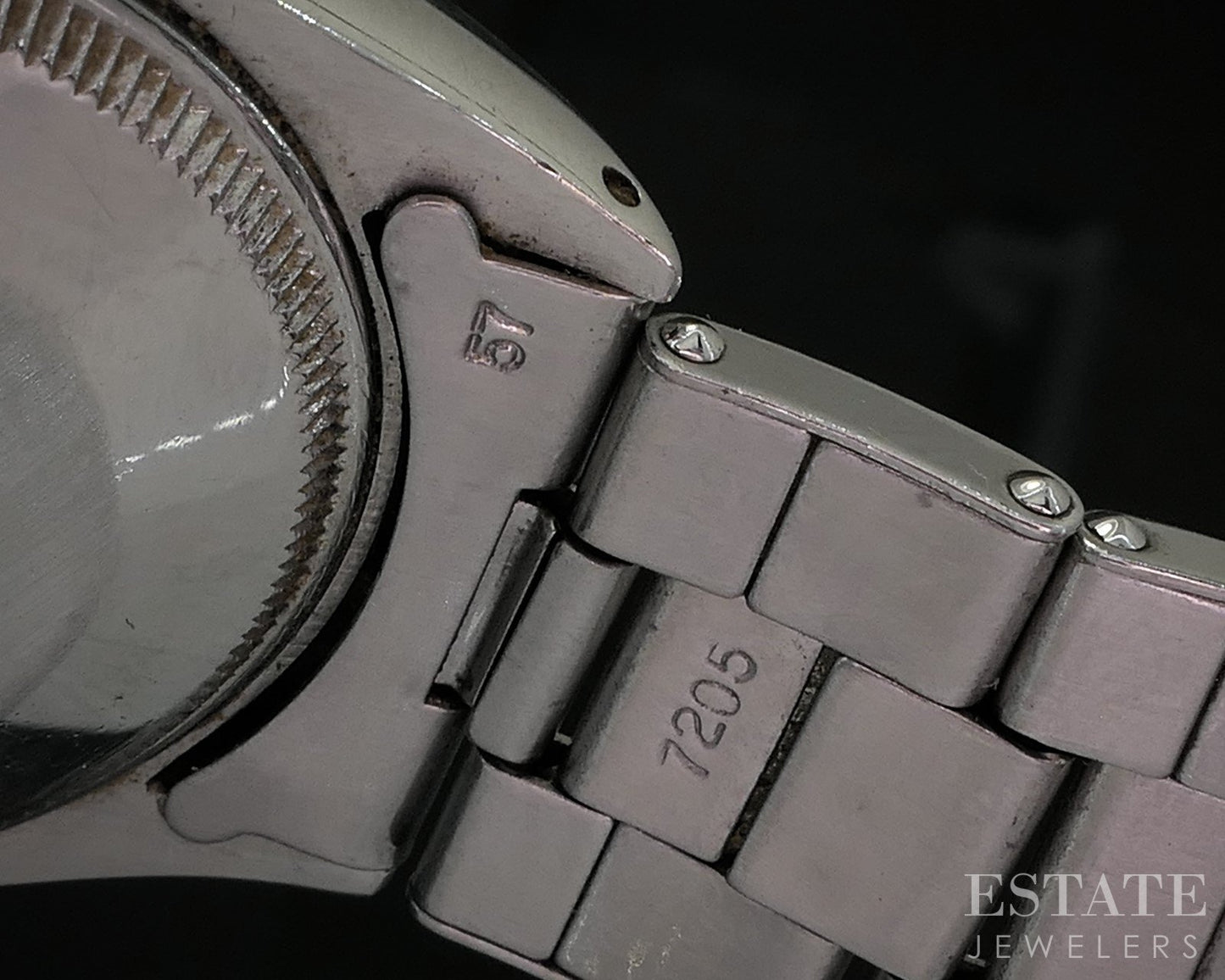 1969 Rolex Air-King 5500 Rolex Rivet Bracelet Mens Watch i20027
