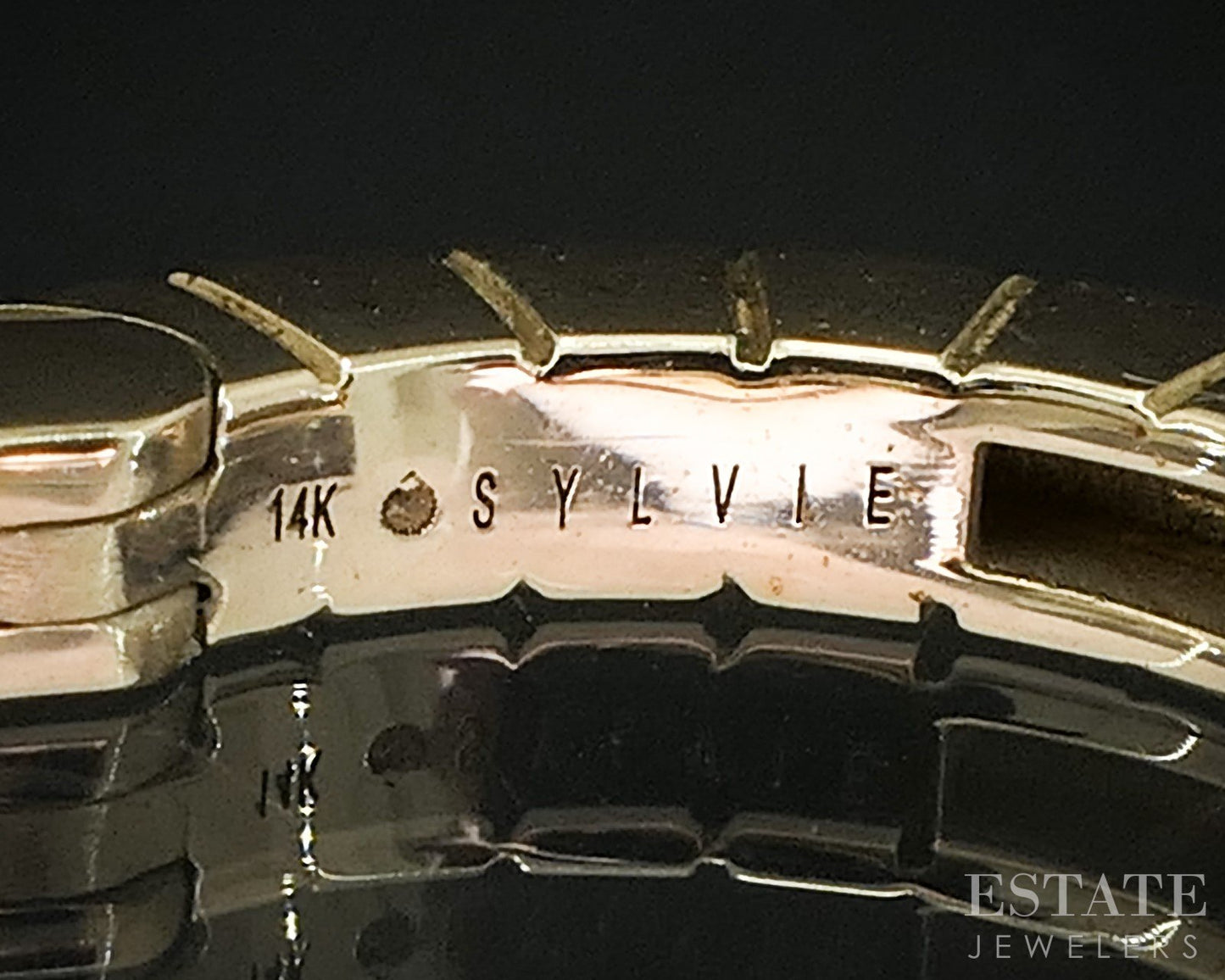 14k Yellow Gold Natural .05ctw Diamond Huggie Hoop Earrings 4.1g i20054
