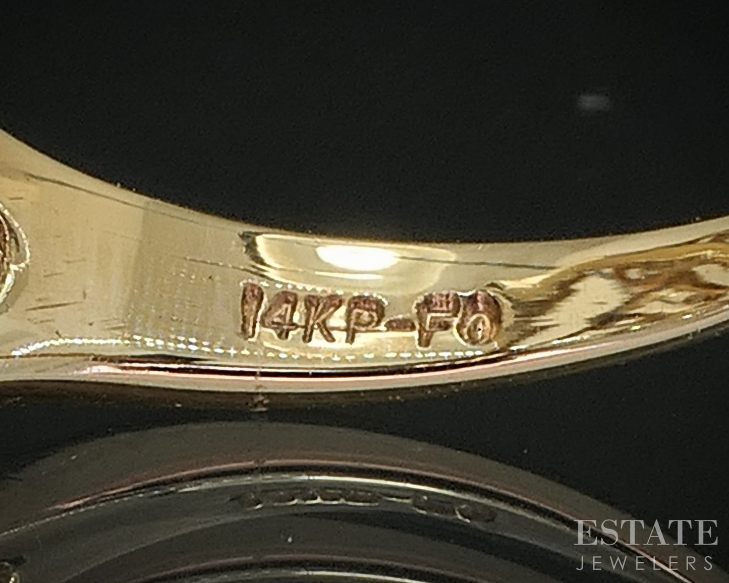 Vintage 14k Yellow Gold Natural 1.72ctw Diamond Freeform Cocktail Ring 8g i20067