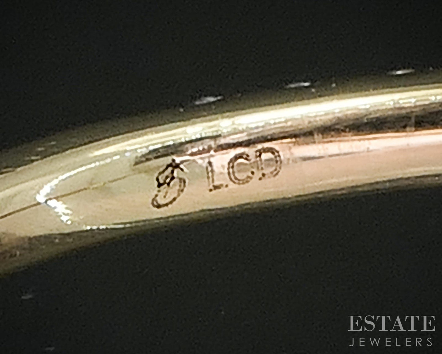 14k Yellow Gold Pear Lab Created .41ctw Diamond Engagement Ring 2.4g i20095b