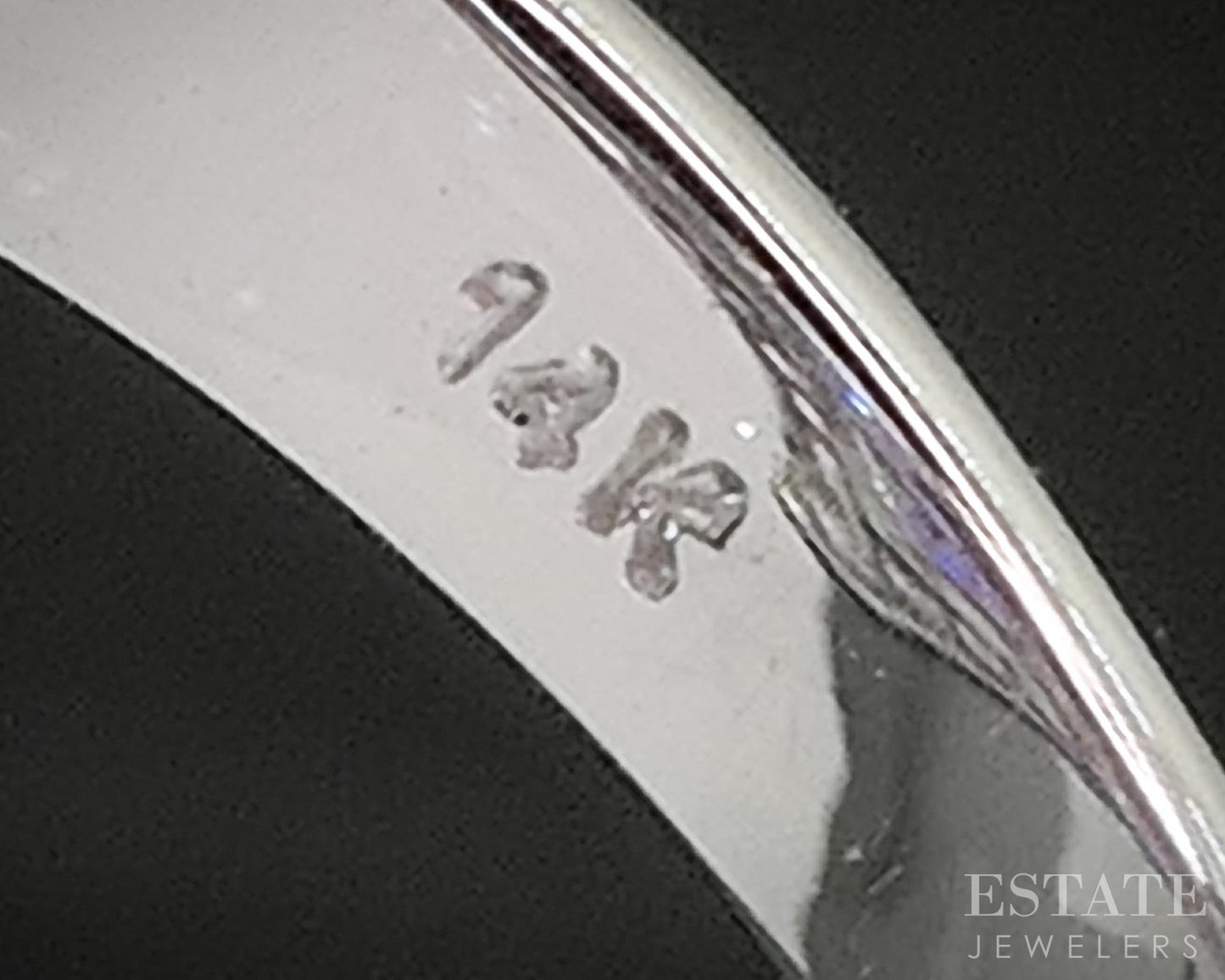 14k White Gold Natural Amethyst Ombre' Rose Quartz & Diamond Ring 7.8g i20321