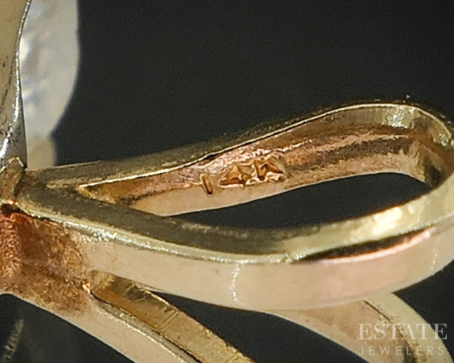 14k Yellow Gold Round Natural .95ct Diamond Solitaire Pendant i20337