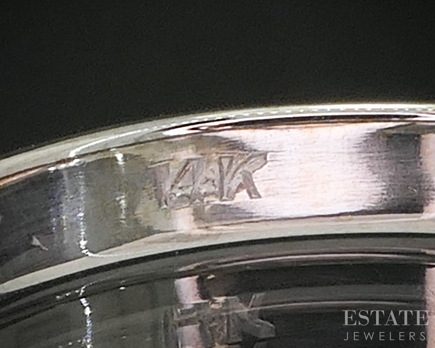 14k White Gold 3.2mm Smooth Classic Ladies Wedding Band 3.1g i20335