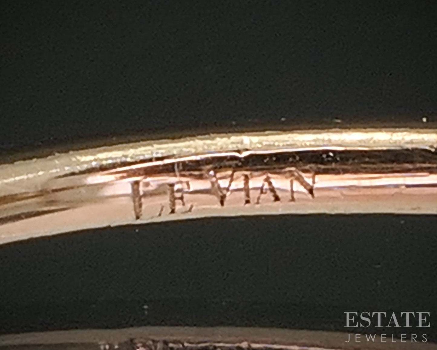 14k Strawberry Gold LeVian Natural .25ctw Diamond Engagement Ring 1.5g i20293