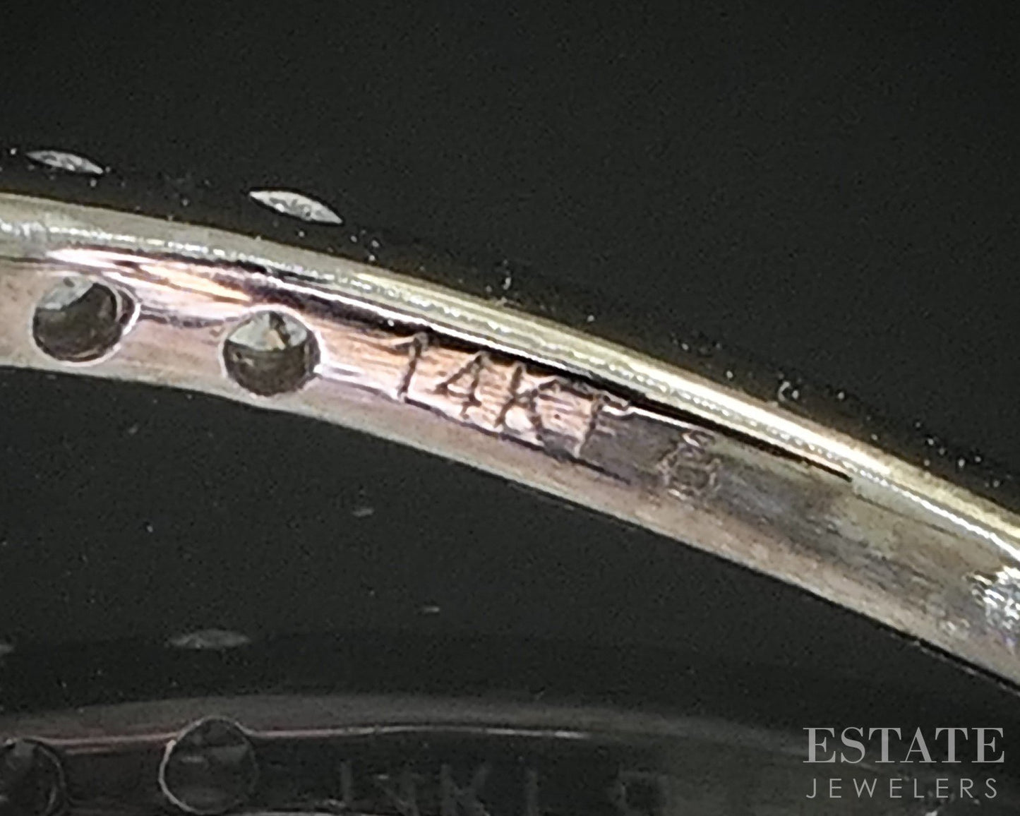 14k White Gold IGI Oval Lab Created 1.34ctw Diamond Engagement Ring 2.2g p90851