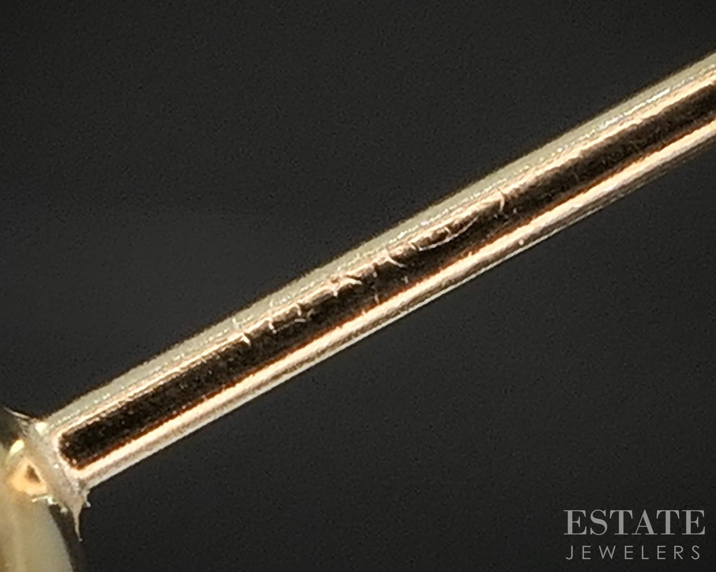 14k Yellow Gold 6.8mm Cultured Pearl Stud Earrings i20360b