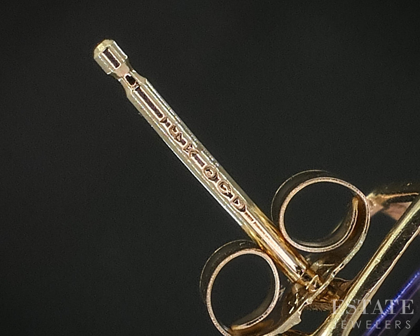 14k Yellow Gold Emerald Cut Natural Ametrine Stud Earrings 1.9g i20363b