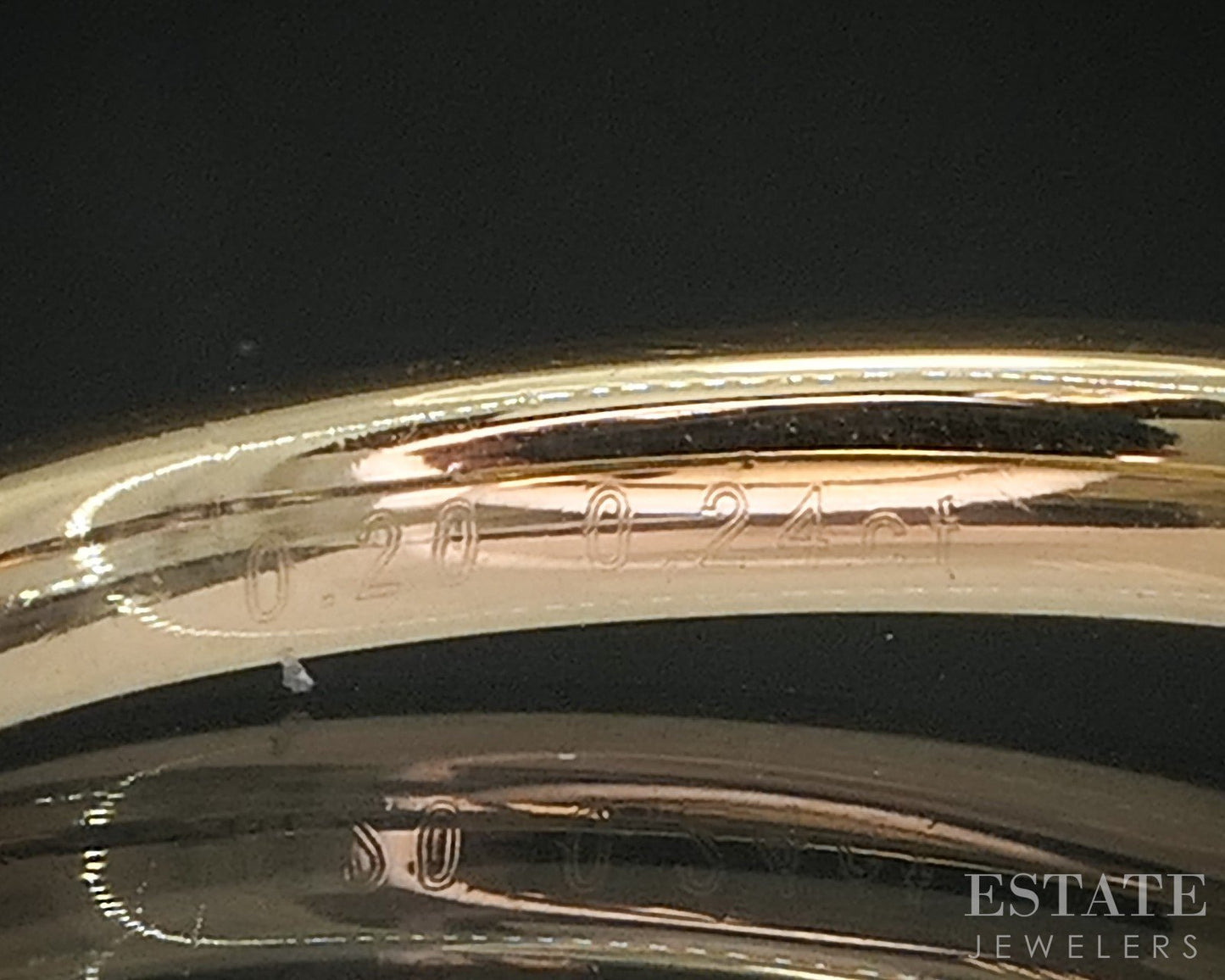 14k Yellow Gold Princess Natural .22ctw Diamond Engagement Ring 3.4g i20354b