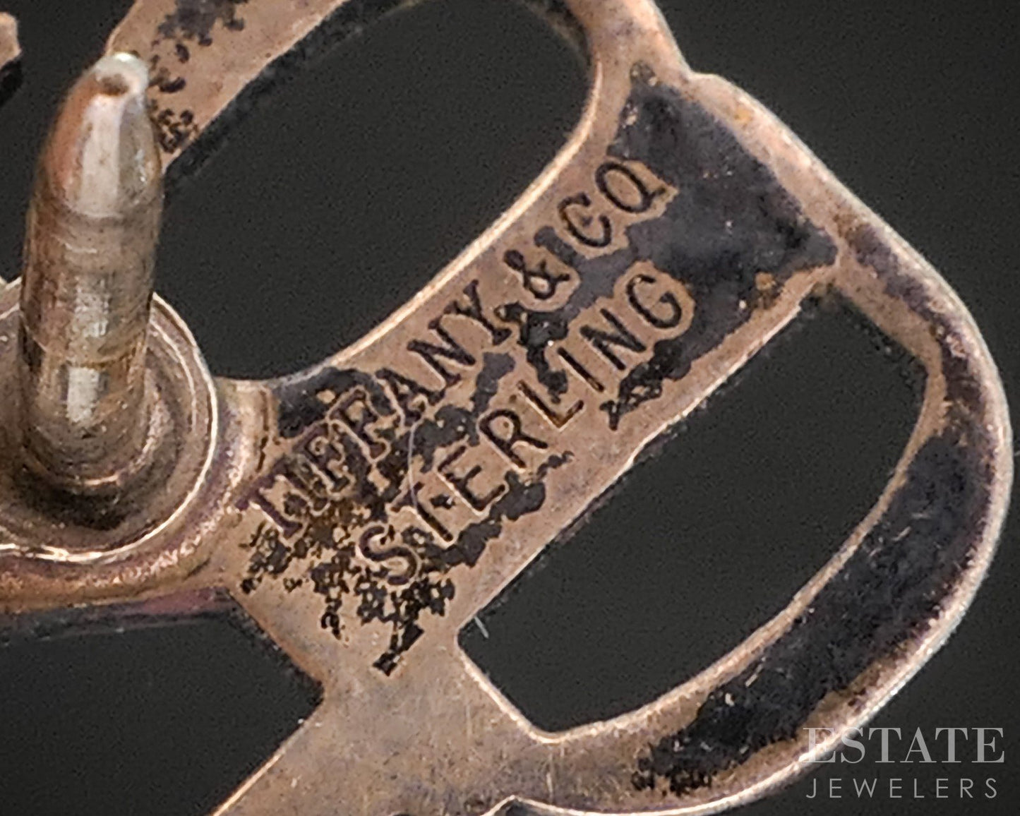 Vintage Sterling Silver Tiffany & Co. Try God Pin 1.2g i20370