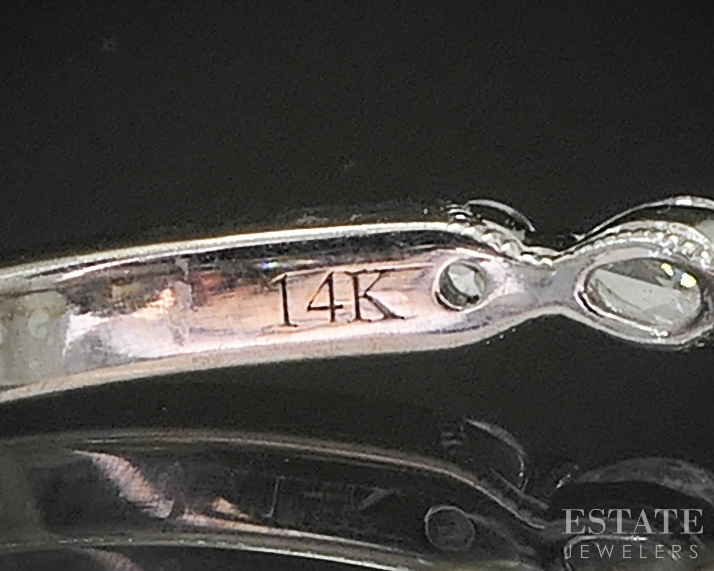 14k White Gold Natural 1.46ctw Diamond Neil Lane Halo Engagement Ring 2g i20369