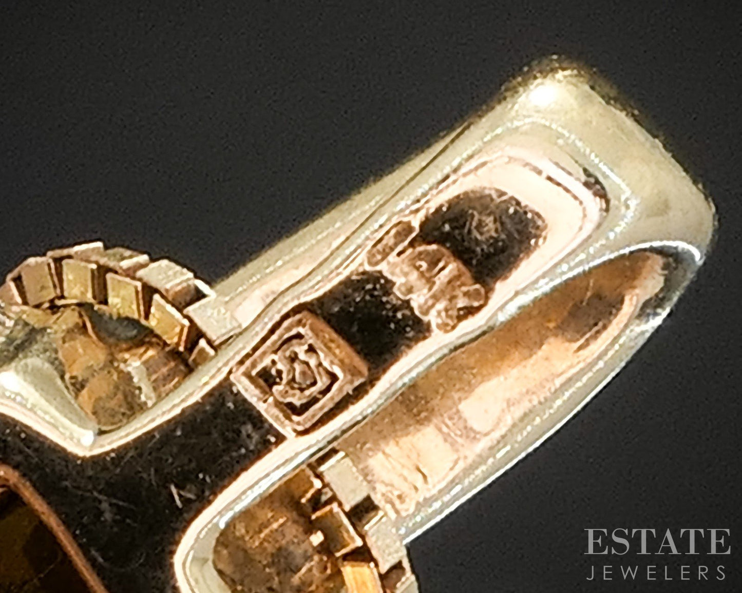 14k Yellow Gold Natural Citrine & Diamond Ladies Necklace 4.4g 18"L i20375