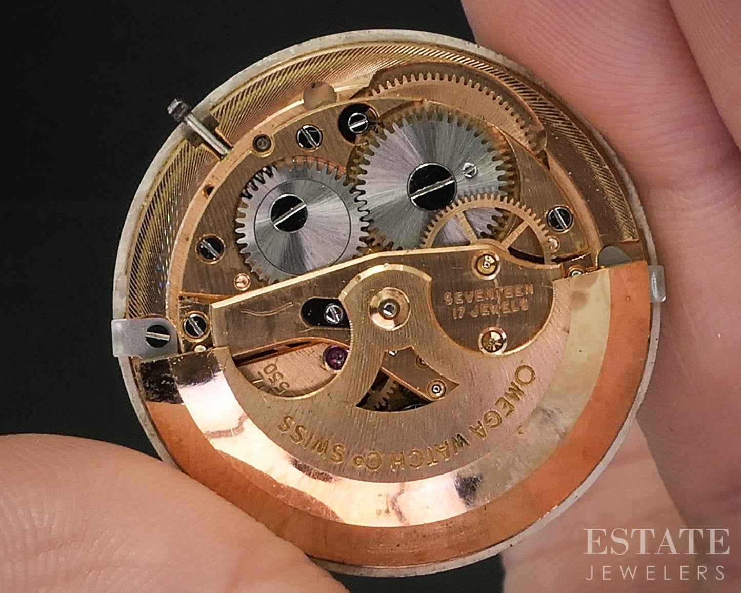 Vintage 1965 14k Yellow Gold Omega Seamaster DeVille Tropical Dial Watch i20387