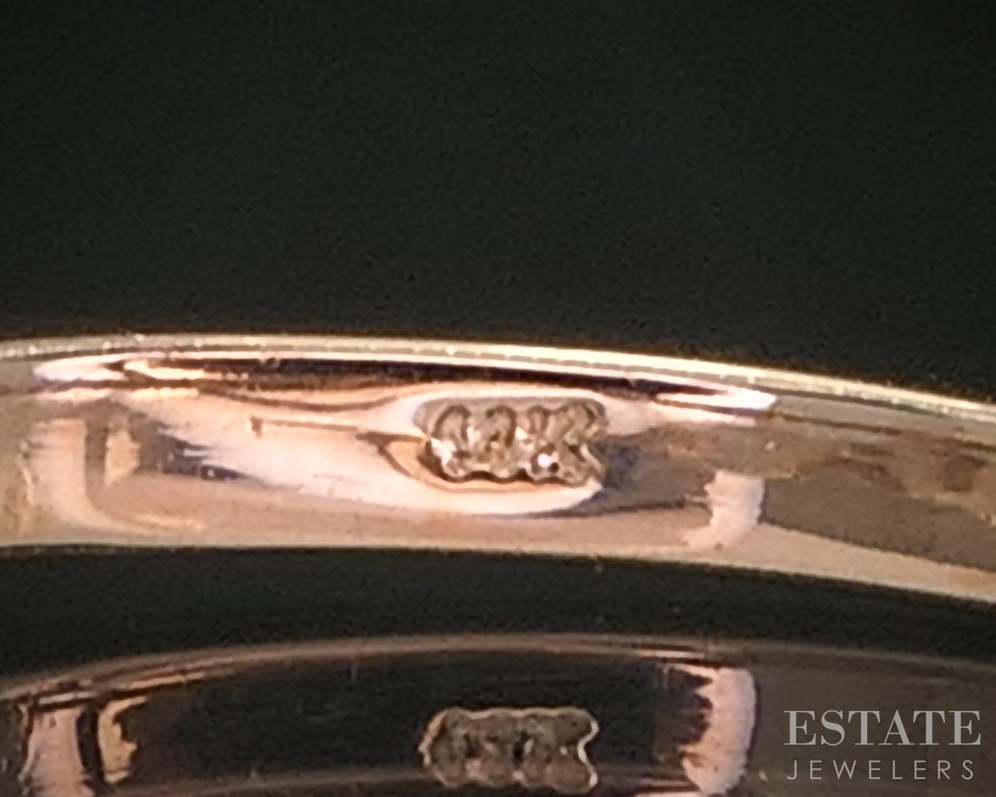 14k Rose Gold Round Natural .59ctw Diamond Ladies Wedding Band 2.1g i20431