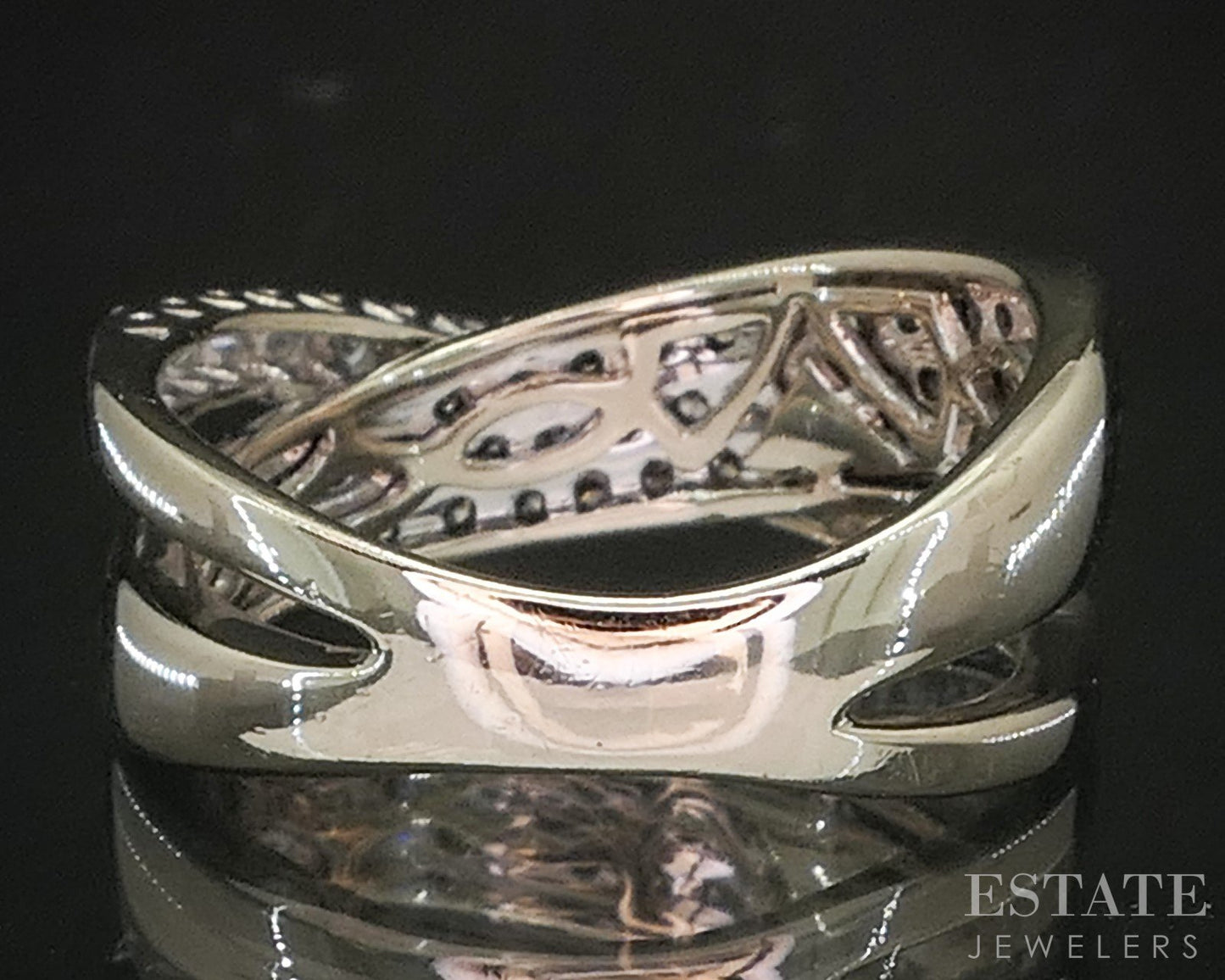 14k Vanilla Gold LeVian Natural 1.50ctw Chocolate & Vanilla Diamond Ring p92494