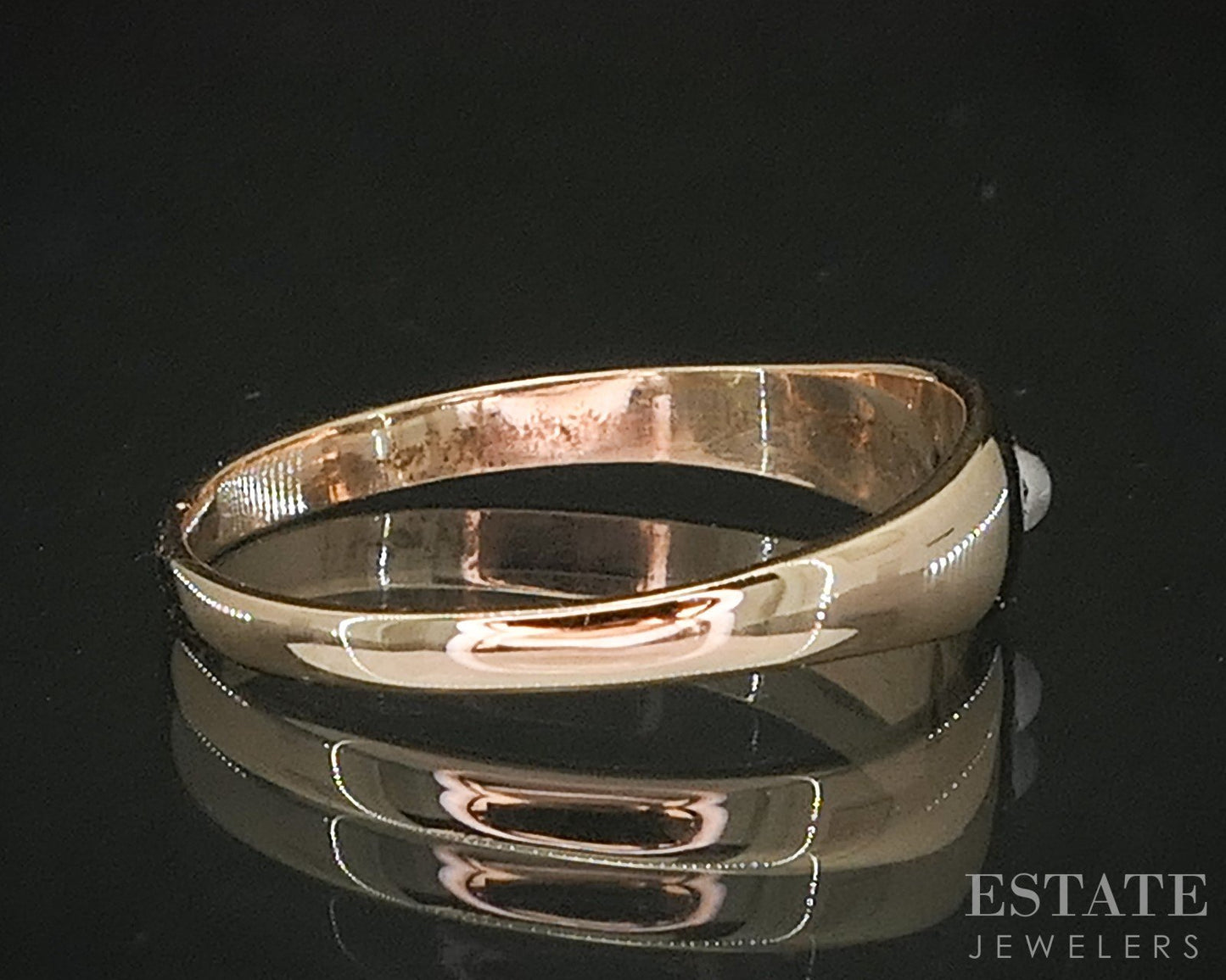 Antique 10k Yellow Gold Ostby Barton Seed Pearl Baby Ring 0.6g i20472