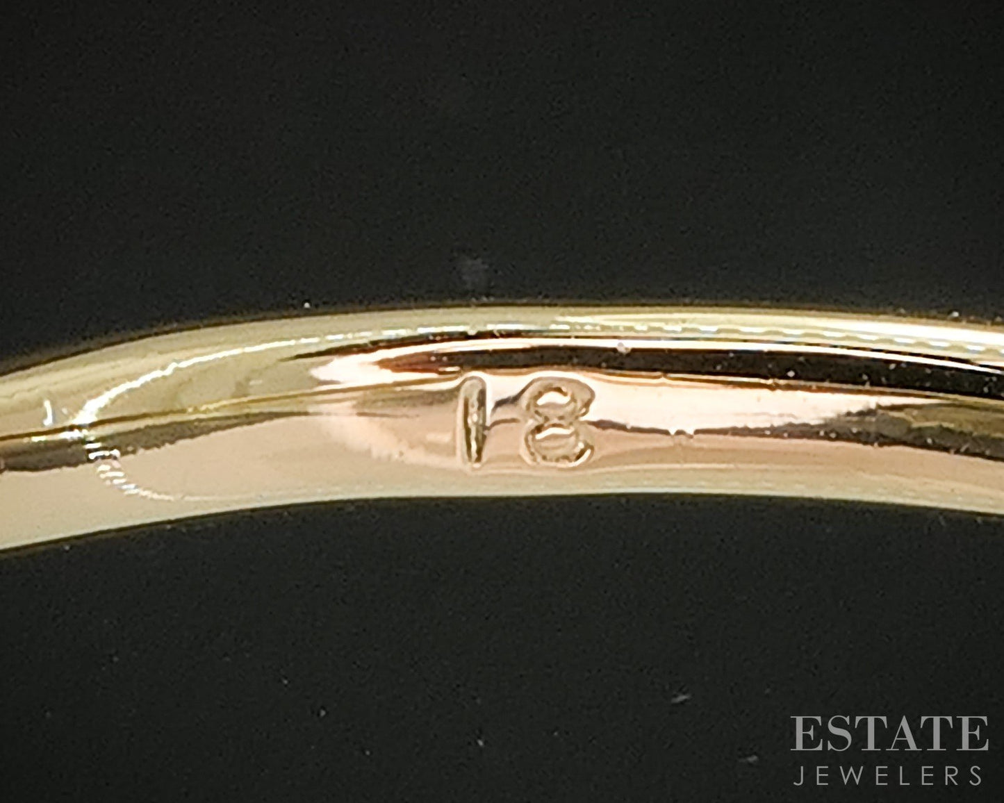 18k & Platinum Round Natural .79ct Diamond Solitaire Engagement Ring i20464