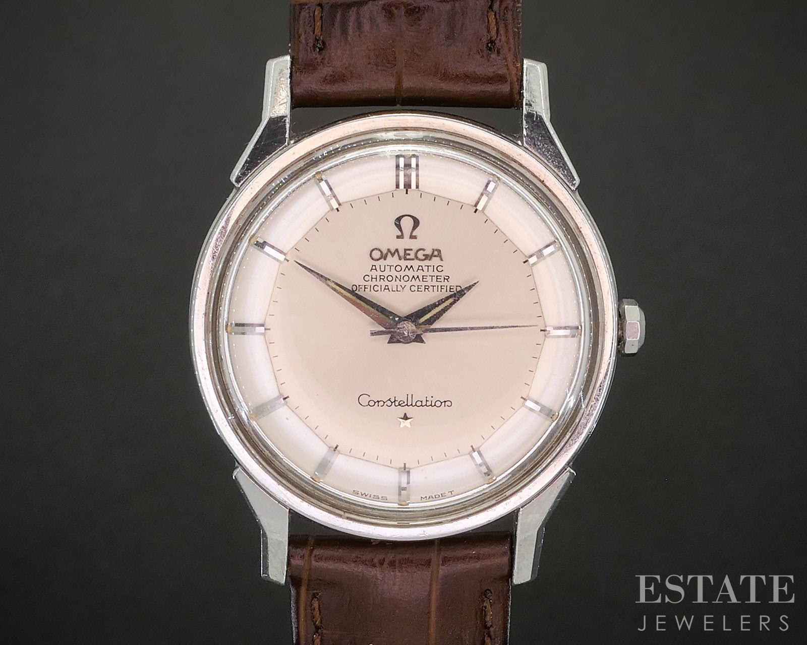 Vintage 1966 Omega Constellation Pie Pan Stainless Cal. 551 Mens Watch ...