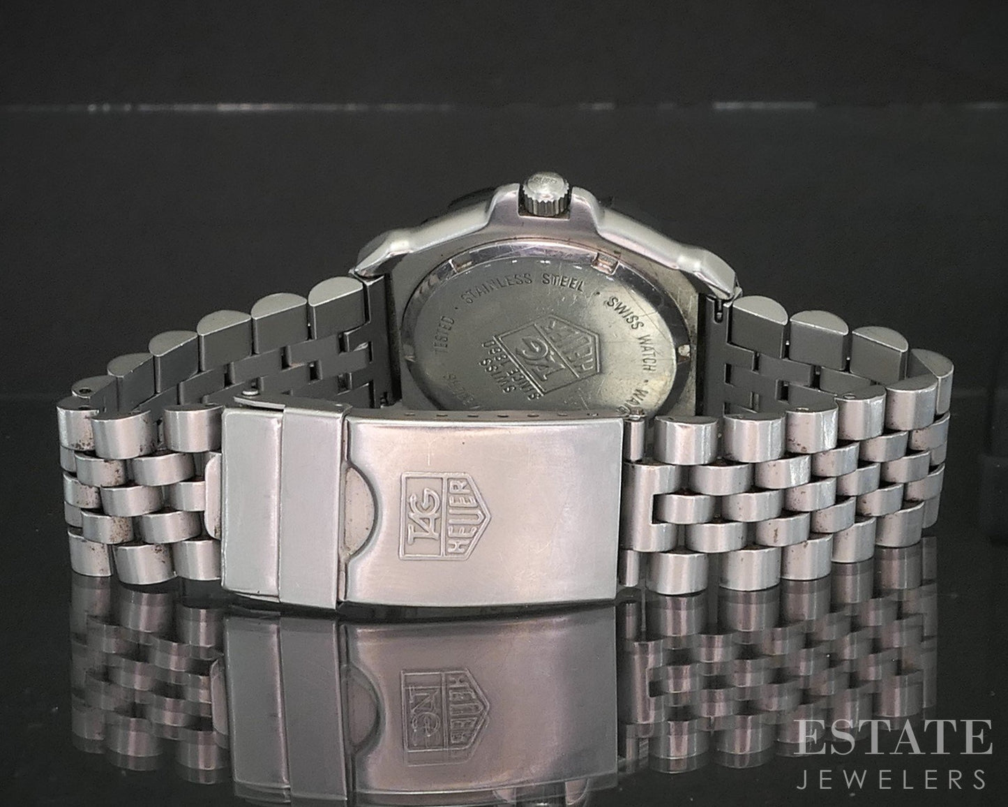 Vintage Tag Heuer Formula 1 WA1211 Stainless Cream Dial Mens Watch p15139