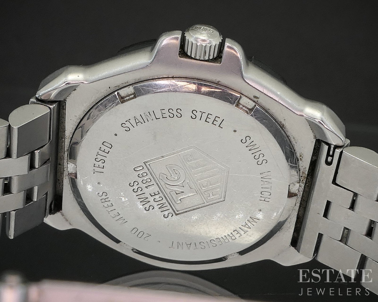 Vintage Tag Heuer Formula 1 WA1211 Stainless Cream Dial Mens Watch p15139