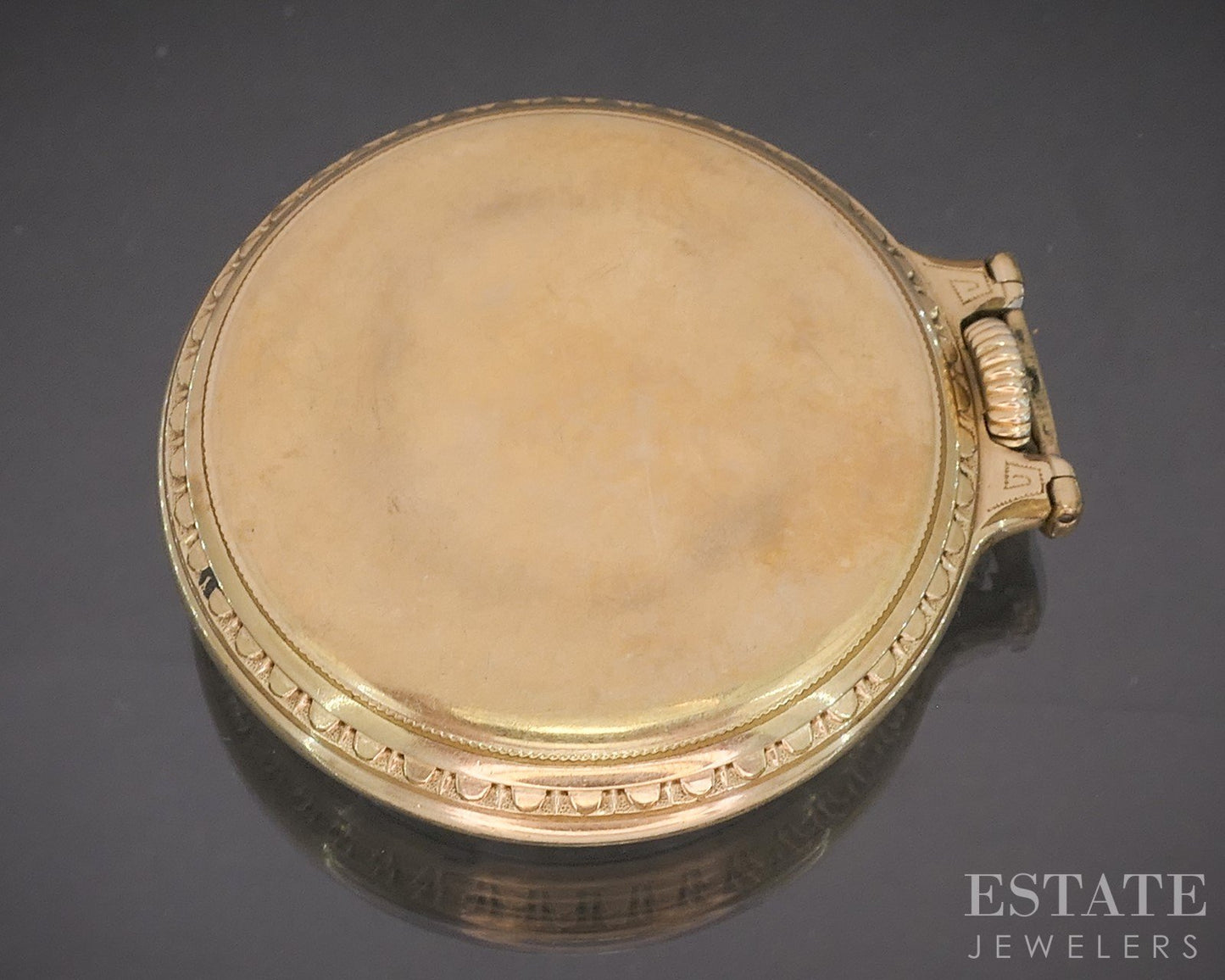 Antique Gold Filled Hamilton 992E RR 21j Montgomery Dial Pocket Watch p15128