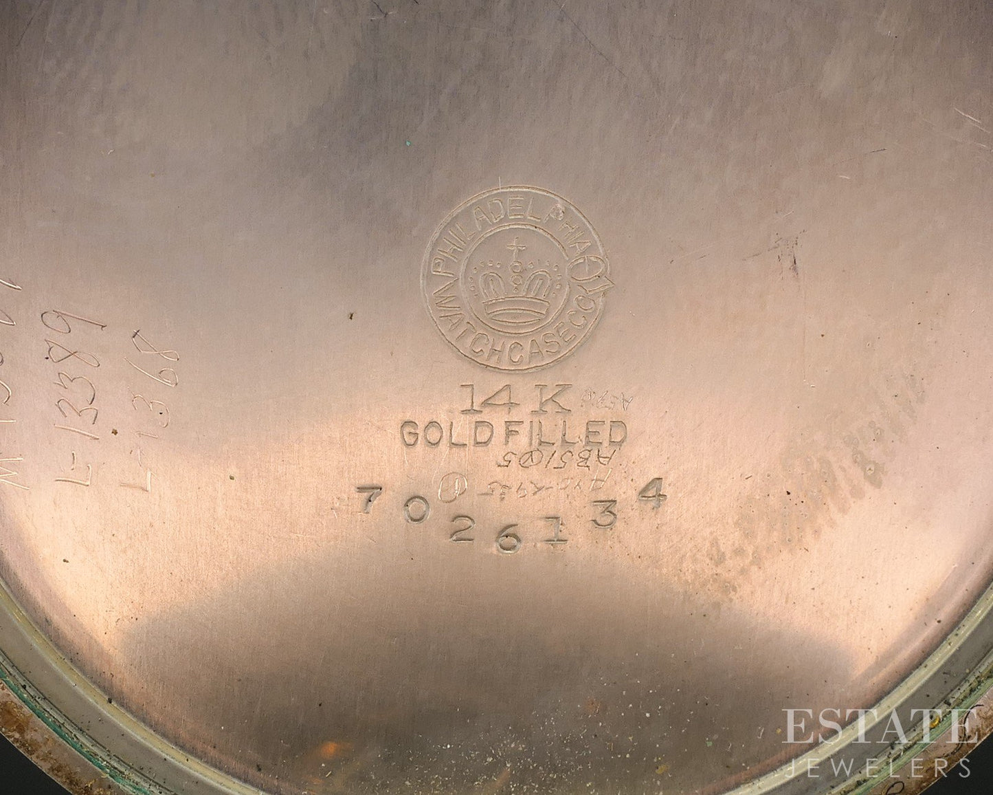 Antique Gold Filled Illinois 405 Art Deco 17j Pocket Watch p15060