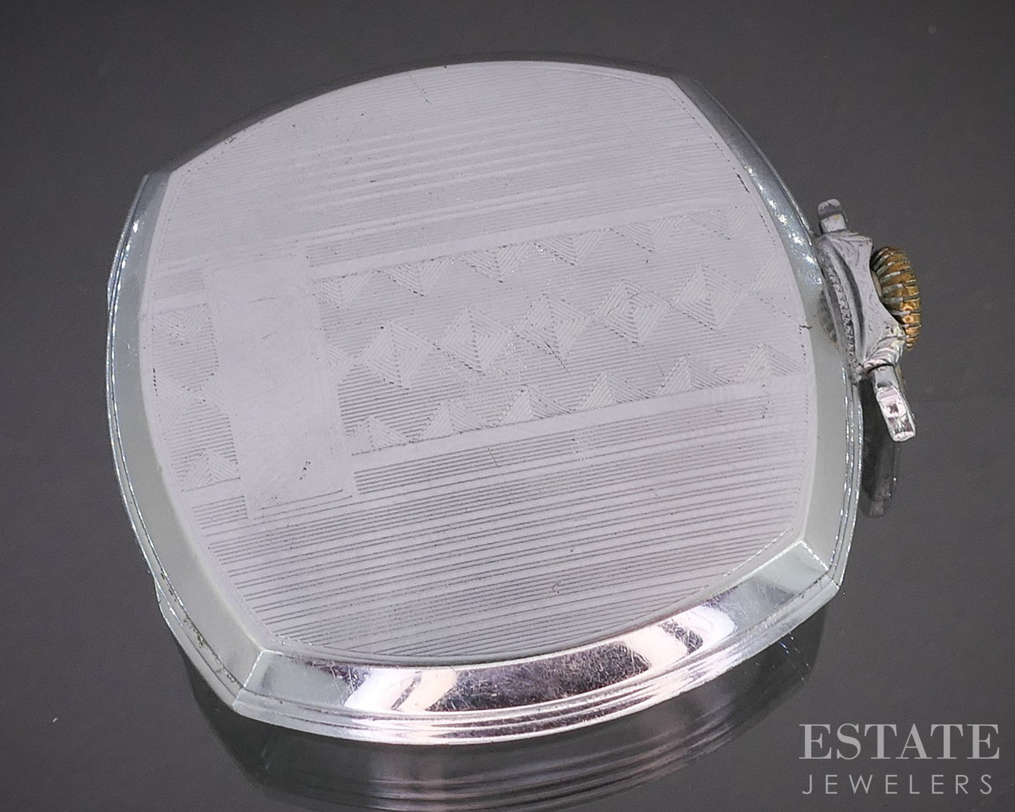 Antique Silver Tone Waltham Grade 235 17j Pocket Watch p15049