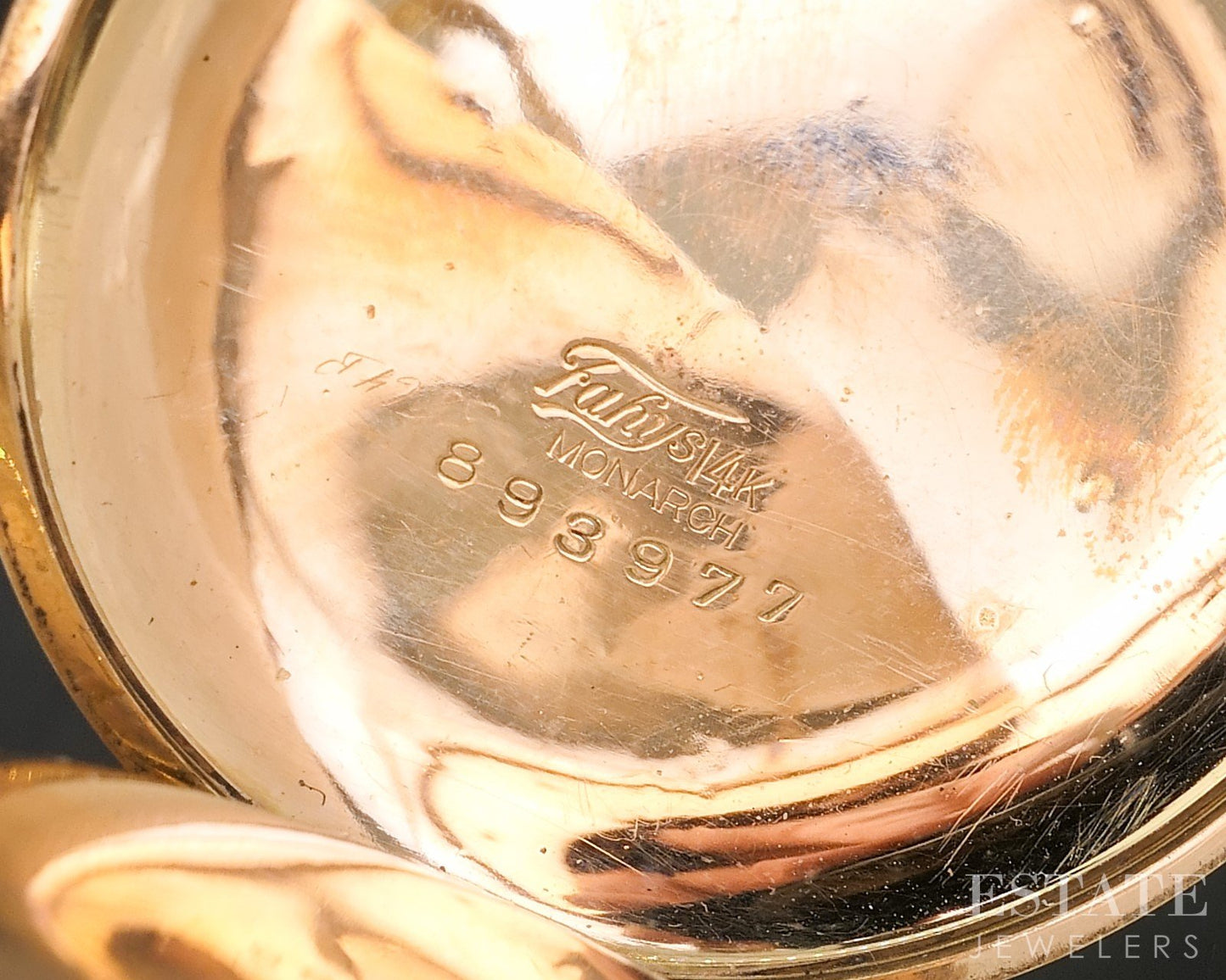 Antique Tri Colored Gold Filled Hunters Waltham Grade L Pocket Watch p15130