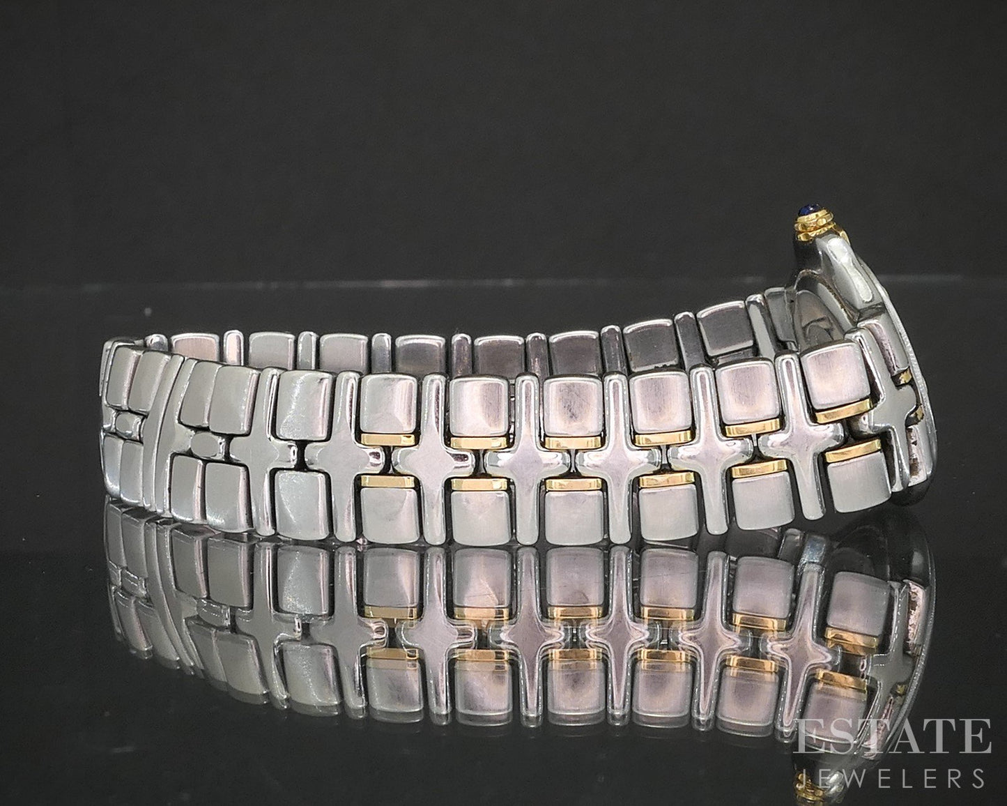 Raymond Weil Geneve Parsifal Date Two Tone Bracelet Ladies Watch p15137