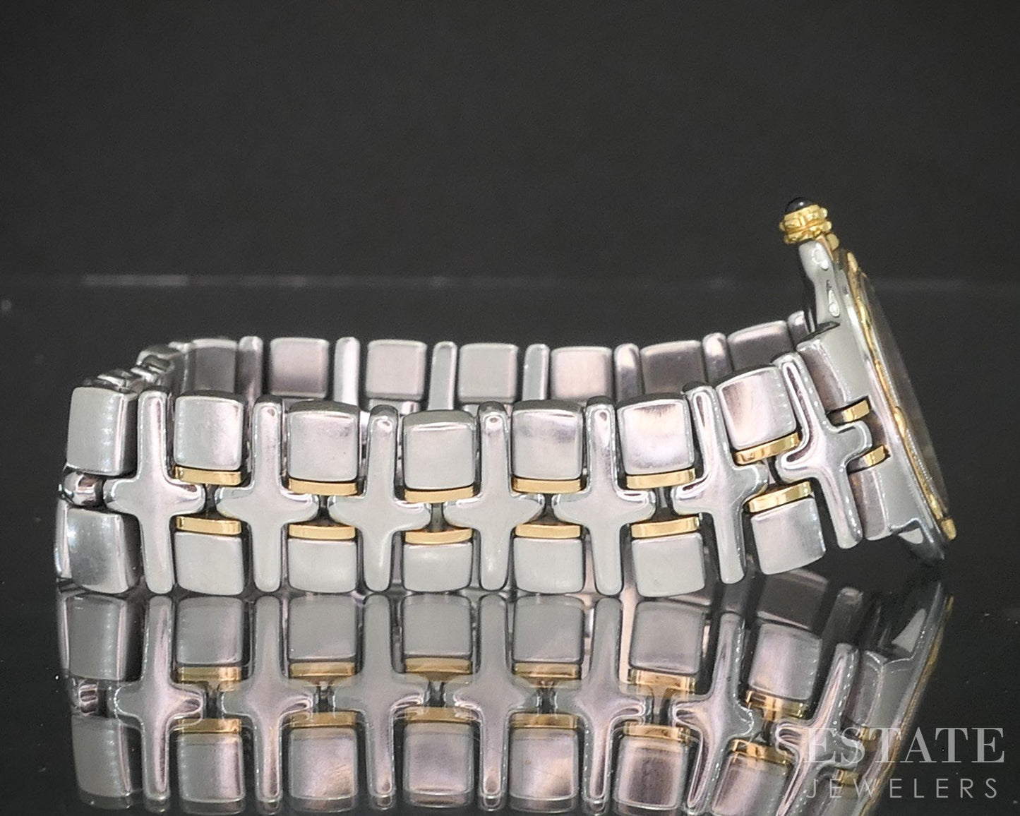 Raymond Weil Geneve Parsifal MOP Diamond Two Tone Bracelet Ladies Watch p15027